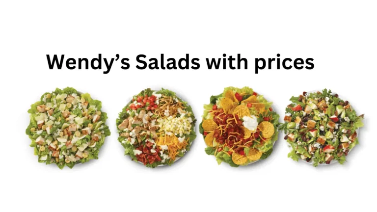 wendys salad menu