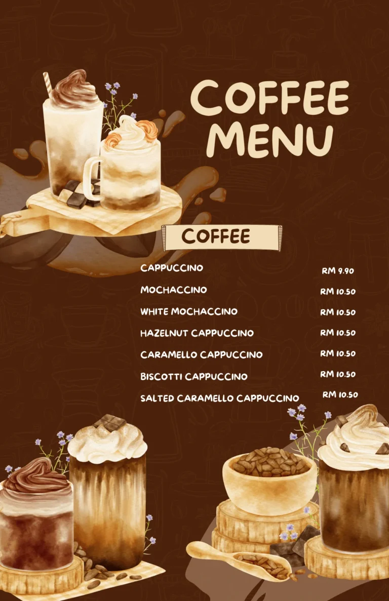 Richiamo Coffee Menu