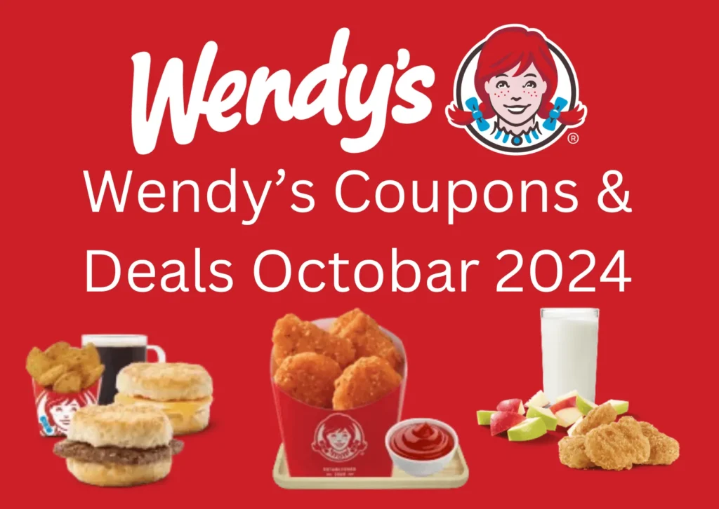 Wendy’s Coupons & Deals Octobar 2024